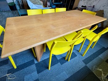 Used 2100mm Solid Wood Dining Table