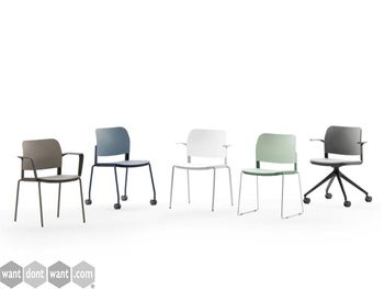 New breakout chair with choice of finish and base