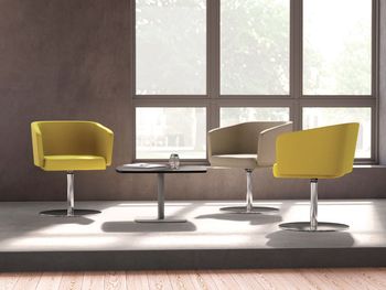 New upholstered chairs with choice of base
