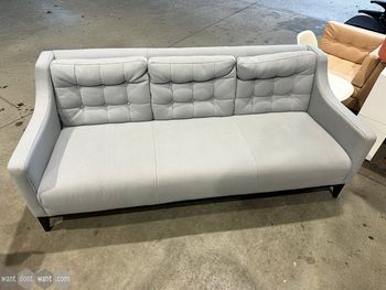 Used grey sofa