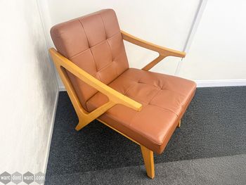 Used Morgan leather chair