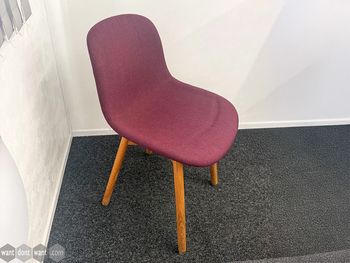 Used chair with wooden legs