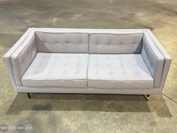 Used 1500mm light grey sofa