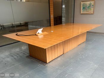 Used 3600mm rectangular meeting table 