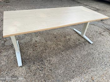 Used 1770mm Herman Miller electric sit stand desk 