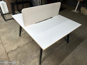 Used 1200mm back-to-back bench desks