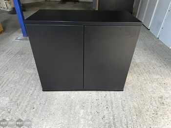 Used Black double door cupboard