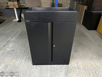 Used Bisley cupboard with planter top