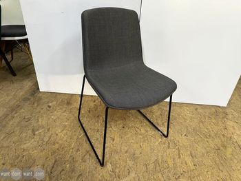 Used Orangebox Cubb-06 side chair in grey 