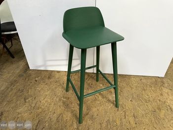 Used 750mm Muuto bar stool in green