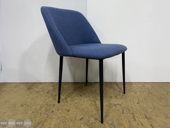 Used Elite side chair in blue