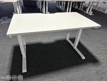 Used Steelforce electric height-adjustable desk