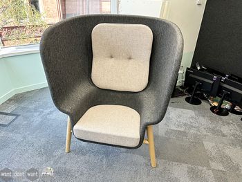 Used DeVorm chair in grey felt