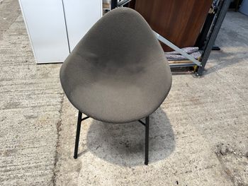 Used Connection grey side chair