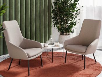 New armchairs with high backrest