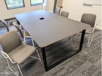 Used 2400mm Meeting room table with power