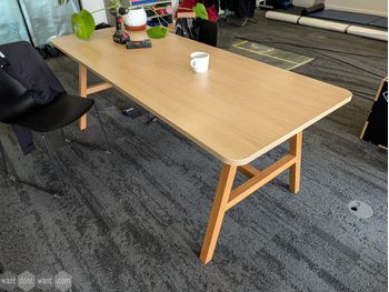 Used 2000mm wooden table