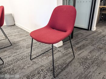 Used Artifort Beso side chair in red
