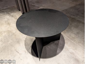 Used 450mm round black coffee table