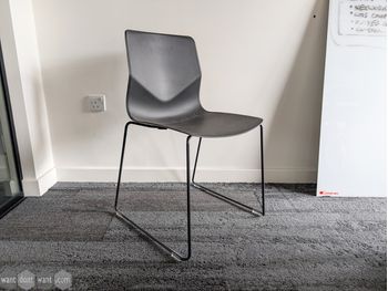Used Ocee & Four Design stacking chair in black