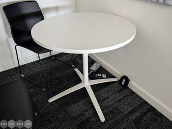 Used 800mm Boss Design white round table