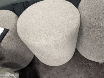 Used Boss Design stool in light grey