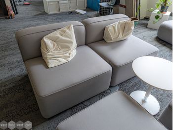 Used Modular sofa in grey