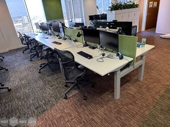 Used 1400mm Herman Miller bench desks