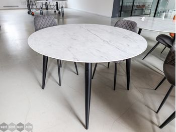 Used 1200mm shiny marble effect table 