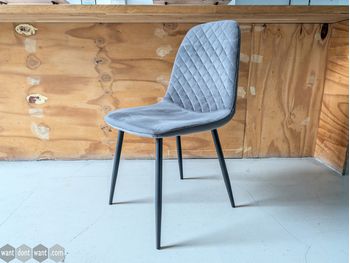 Used grey fabric chair