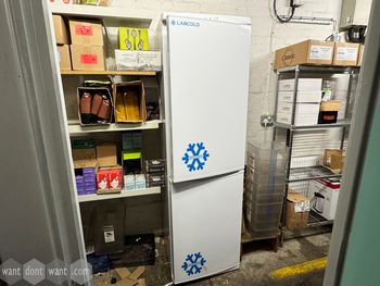 Used Labcold white fridge/freezer