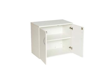 White double door storage cupboard