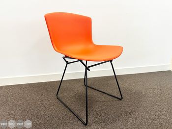 Used Knoll 'Bertoia Plastic Side Chairs' designed by Harry Bertoia