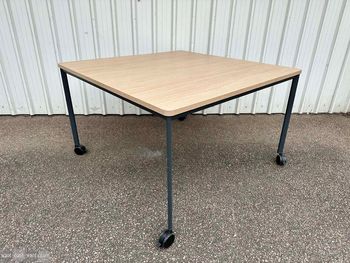 Used 1200mm mobile meeting table on castors