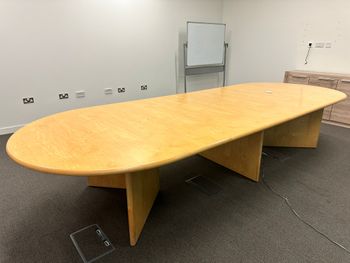 Used veneer boardroom table