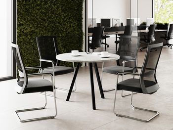 New Circular Meeting Tables with Choice of Size & Finish