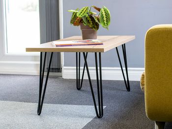 New Coffee Tables with Hairpin Leg