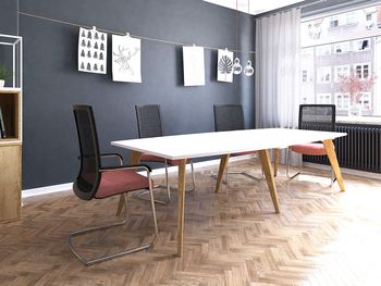 New Boardroom Tables with Solid Oak Legs