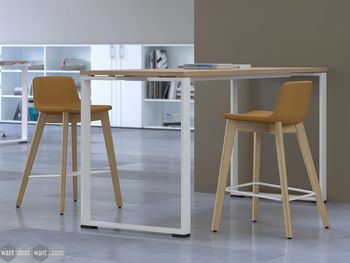 Brand New High Tables with O Frame - Various Finishes