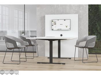 New Meeting armchairs with Sled Base