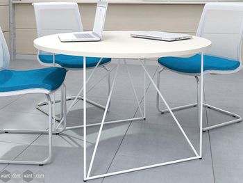 New 1200mm Diameter Table with thin-profile metal frame