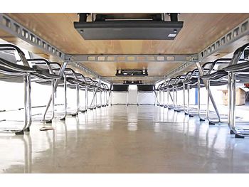 Further view of the 7015mm Vitra MedaMorph Boardroom table shown in the previous image.