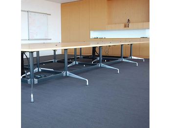 Further image of the Vitra Charles Eames segmented boardroom table.