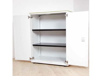 Further image of these Triumph white cupboards.