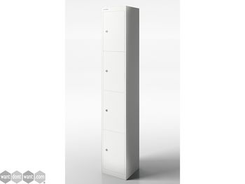 Brand New Bisley Steel Lockers with Choice of Finish - 4 Door