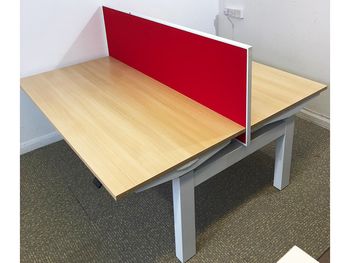 Used 1600mm Herman Miller Electric Sit Stand Bench Desks