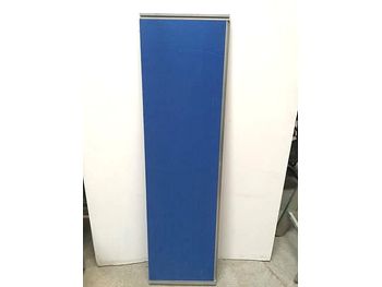 Fabric 1600mm desk dividing screens with aluminium frame. 