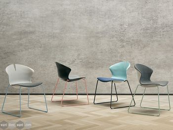 Brand new café chairs with choice of colour shell & frame