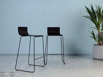 Brand new stools with metal skid frame