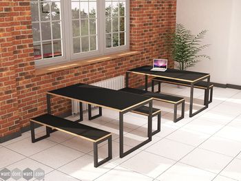 Brand new tables with choice of 12 frame colours